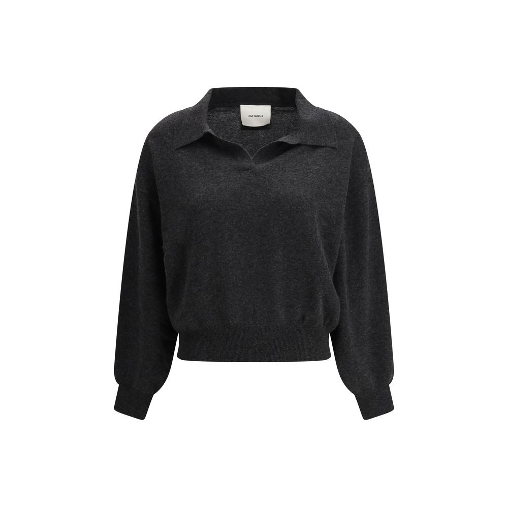 Lisa Yang Gray Cashmere Sweatshirt